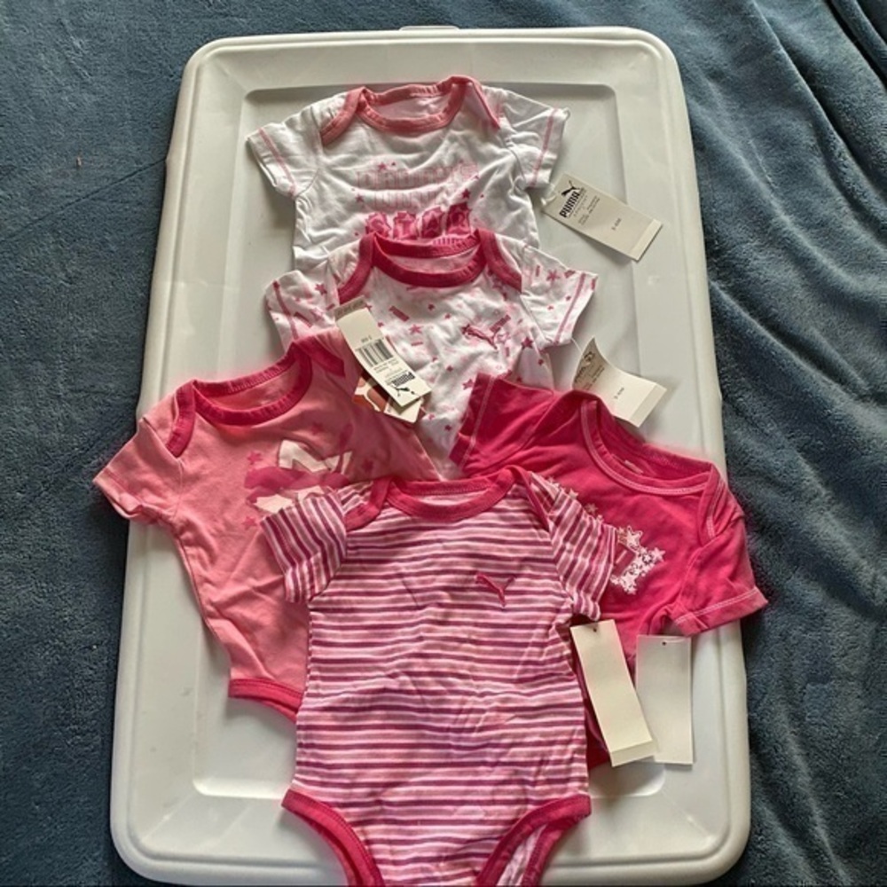 Puma Onsies 3-6 Months NWT Shades of Pink